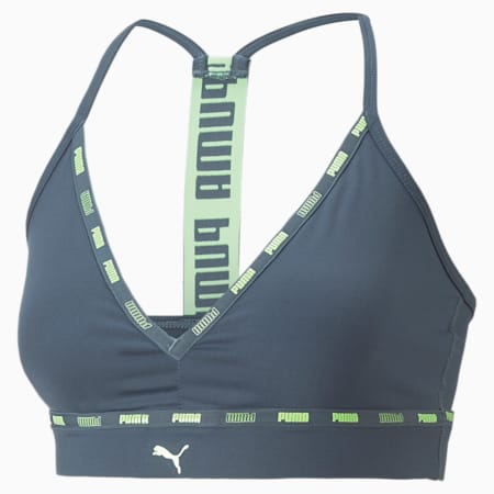 PUMA Strong Strappy Women's Training Bra, Evening Sky, small-IND