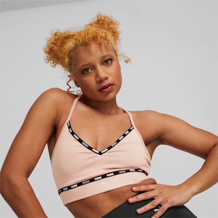 Brassière de sport PUMA Strong Strappy Femme, Rose Dust, small