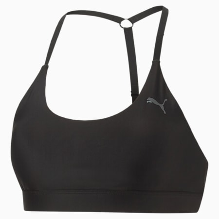 บราออกกำลังกายผู้หญิง Studio Ultrabare Strappy Training Bra, Puma Black, small-THA