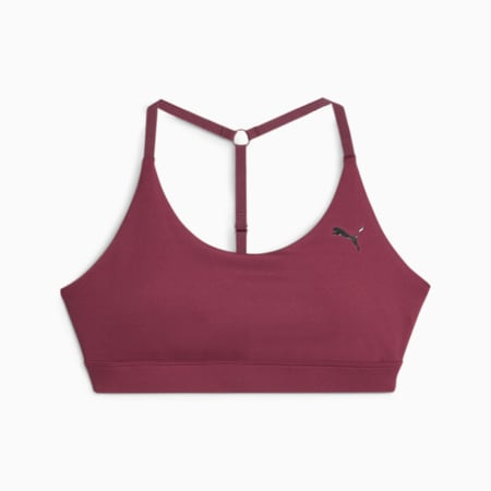 Sports Bra Puma Studio Ultrabare Dark Red - Sport Store Ireland