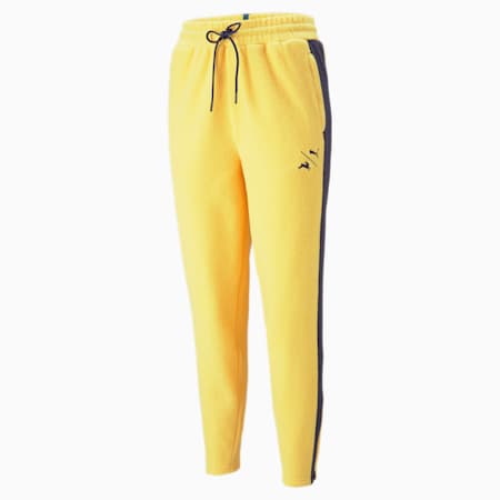 Pantalones deportivos para mujer PUMA x TRACKSMITH, Mustard Seed, small