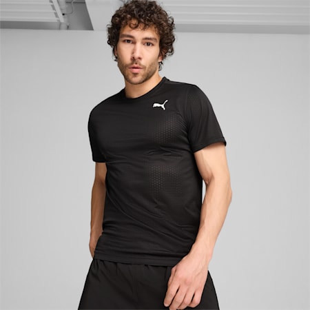 T-shirt da training Favourite Blaster da uomo, PUMA Black-Puma White, small