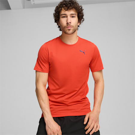 Favourite Blaster Men's Training Tee, Redmazing, small-NZL