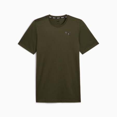 Favourite Blaster Men's Training Tee, Dark Olive, small-NZL