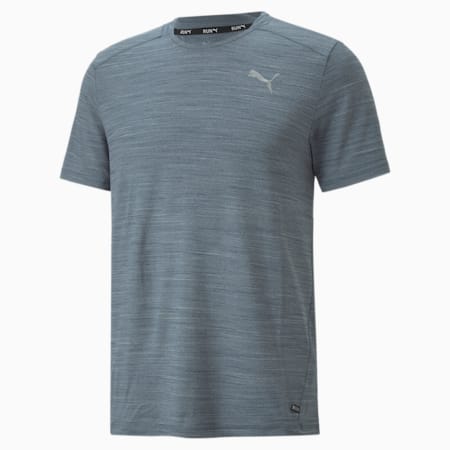 CLOUDSPUN Men's Running Tee, Evening Sky Heather, small-NZL