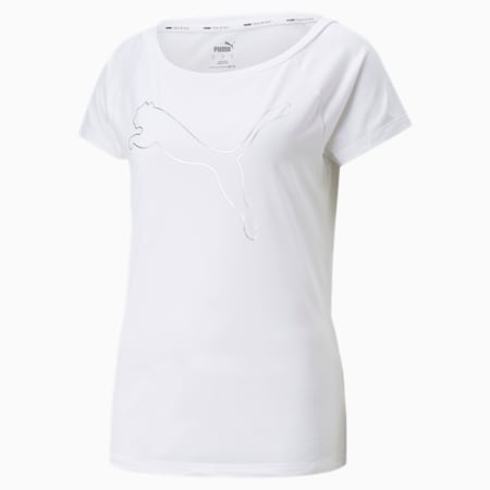 Camiseta de training para mujer Favourite Jersey Cat, Puma White, small