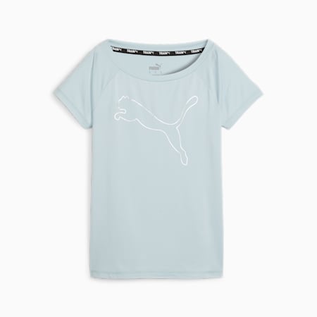 T-shirt de training Favourite Cat Femme, Turquoise Surf, small