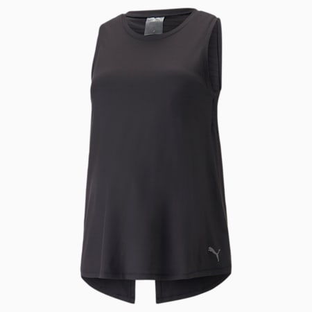 Maternity Relaxed Women's Training Tank Top, Puma Black, small-AUS