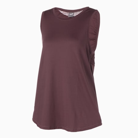Maternity Relaxed Training Tanktop, Dusty Plum, small