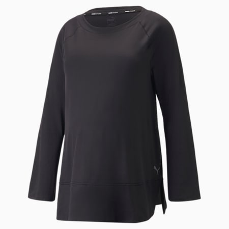 Zwangerschapstrainingstop met klokmouwen voor dames, Puma Black, small