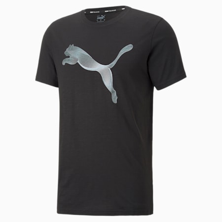 Performance Fill Short Sleeve Training Tee Men, Puma Black, small-PHL