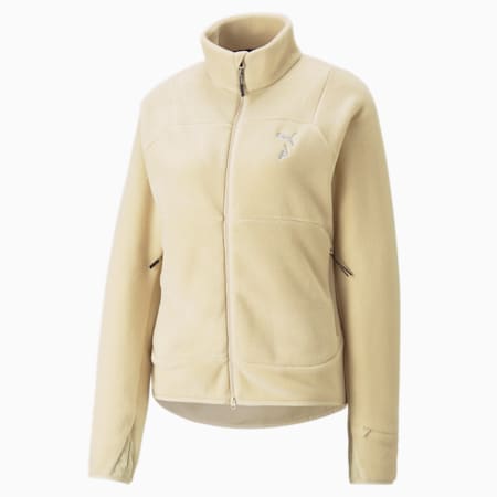 SEASONS Full-Zip Running Fleece Women, Granola, small-AUS