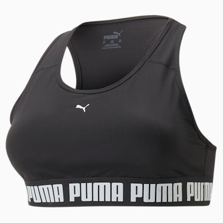 Biustonosz sportowy PUMA Strong do ćwiczeń o średniej intensywności, Puma Black, small