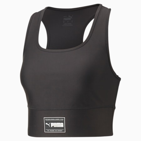 PUMA Fit Skimmer Training Top Women, PUMA Black, small-DFA