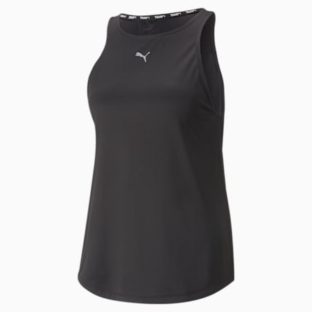 Nova Shine Fashion Women's Training Tank Top, PUMA Black, small-AUS