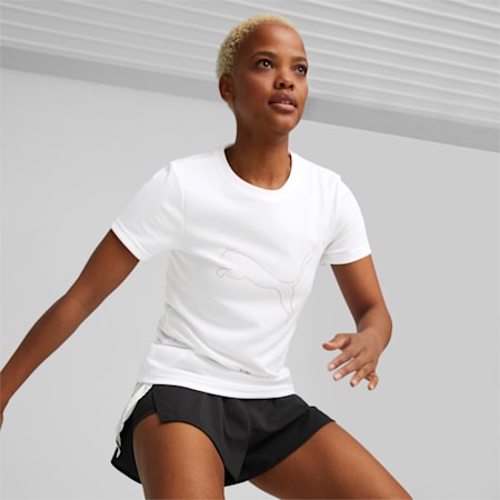 Concept Women's Training Tee, PUMA White-Rose Gold, small-SEA