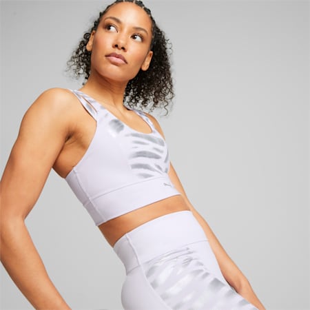 Nova Shine EVERSCULPT Training Bra, Spring Lavender, small