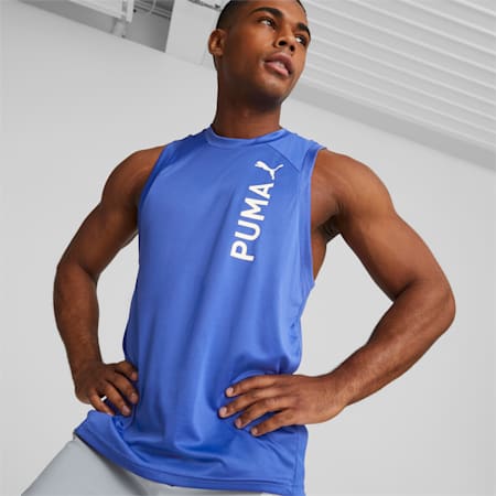 PUMA Fit Men's Ultrabreathe Training Tank Top, Royal Sapphire, small-AUS