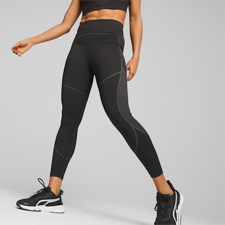 FormKnit Seamless Training Leggings Women, PUMA Black-Strong Gray, small