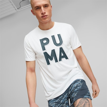 Train Concept Graphic Training Tee Men, PUMA White, small-SEA