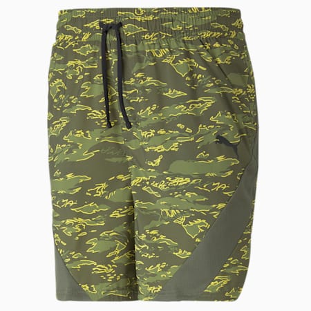 Train Concept Men's 7" Woven Shorts, Green Moss, small-AUS