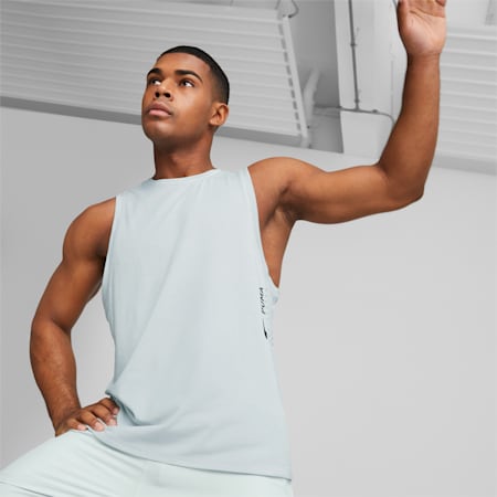 Camiseta de tirantes de training Engineered for Strength para hombre, Platinum Gray, small
