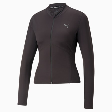 Flawless Women's Sculpt Training Midlayer, PUMA Black, small-AUS