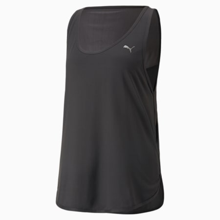 Camiseta de tirantes de training Studio Yogini Lite para mujer, PUMA Black, small