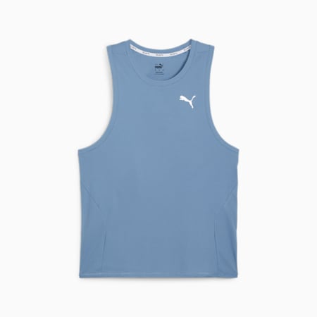 Camiseta de tirantes de running RUN FAVOURITE para hombre, Zen Blue, small