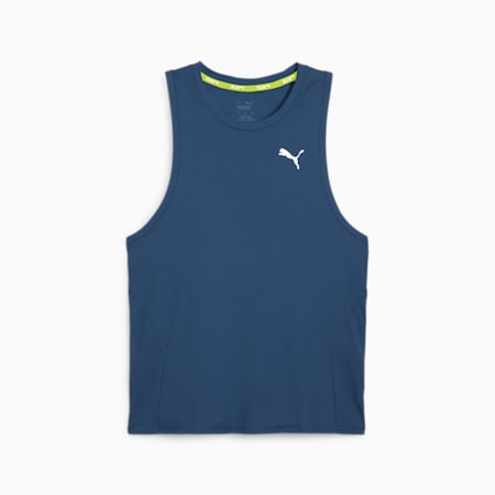 Camiseta de tirantes de running RUN FAVOURITE para hombre, Ocean Tropic, small