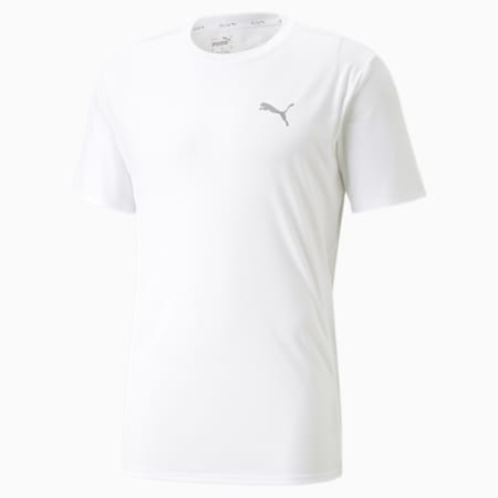 Camiseta de running de manga corta RUN FAVOURITE para hombre, PUMA White, small