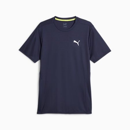 RUN FAVOURITE Men's Short Sleeve Running Tee, PUMA Navy, small-AUS