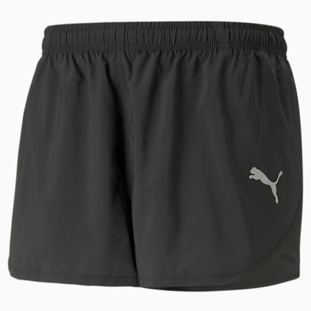 Run Favourite Split Running Shorts Men, PUMA Black, small-THA