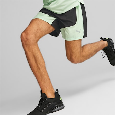 Run Favourite Velocity 7'' Running Shorts Men, PUMA Black-Light Mint, small-DFA