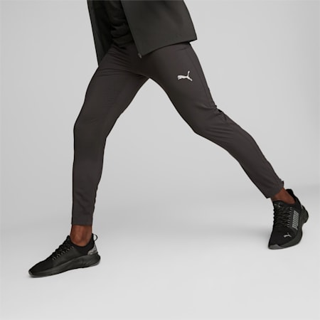 Run Favourite Men's Tapered Running Pants, PUMA Black, small-AUS