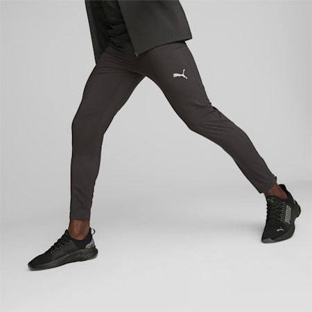 Run Favourite Men's Tapered Running Pants, PUMA Black, small-NZL