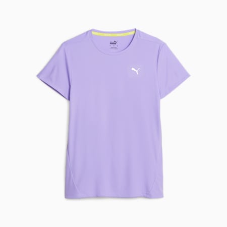 Favourite hardloop-T-shirt met korte mouwen voor dames, Vivid Violet, small