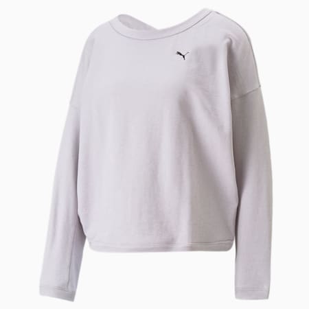 Studio FT Women's Sweatshirt, Spring Lavender Heather, small-AUS