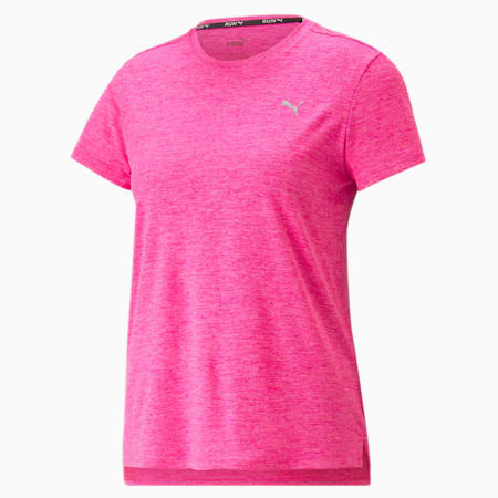 เสื้อยืดวิ่งผู้หญิง Run Favourite Heather, Ravish Heather, small-THA