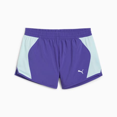 RUN FAVOURITE Velocity 3'' Running Shorts Women, Lapis Lazuli, small-SEA