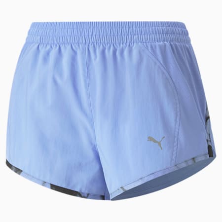 Run Favourite Velocity 3'' Running Shorts Women, Elektro Purple, small