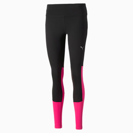 Damskie długie legginsy do biegania Run Favourite o standardowym stanie, PUMA Black-Ravish, small