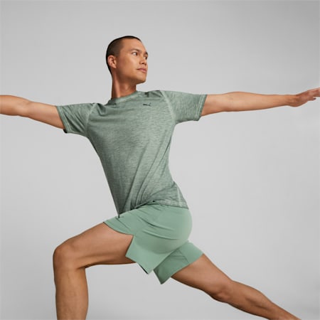 Studio Foundation Wash Men's Training Tee, Eucalyptus, small-AUS