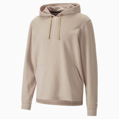Studio Plastic-Free Training Hoodie Men, Granola, small