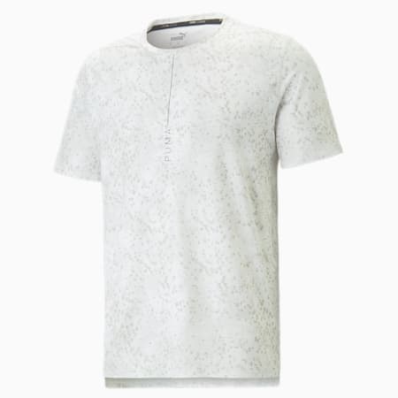 Camiseta de training estampada Studio Yogini Lite para hombre, PUMA White, small