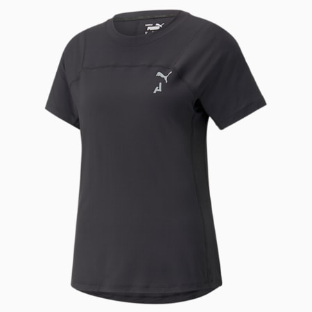 Camiseta de trail running coolCELL para mujer de la colección SEASONS, PUMA Black, small