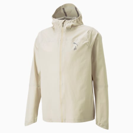 SEASONS stormCELL SympaTex® Packable Trail Running Jacket Men, Granola, small
