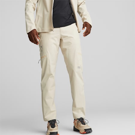 Pantaloni da escursionismo SEASONS stormCELL SympaTex® da uomo, Granola, small
