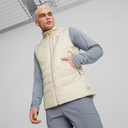 Veste de randonnée réversible en PrimaLoft® SEASONS, Granola, small