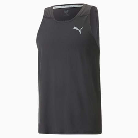 RUN Men's CLOUDSPUN Singlet, PUMA Black, small-AUS